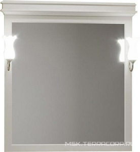 Зеркало  85, 885*1007*35 мм, БЕЗ светильников ном.93950, цвет слоновая кость, крепеж в комплекте ZZ Opadiris Борджи Z0000012529