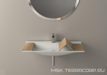 Раковина подвесная 90х40хh14см, с 1 отв.д/смесителя, (цв.glossy white), без полочки арт.THL002 хх,  ZZ ArtСeram The One THL002 01; 00