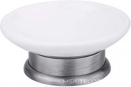 Мыльница настольная керамическая, (цв.хром),  ZZ Cezares Aphrodite APHRODITE-SODP-01