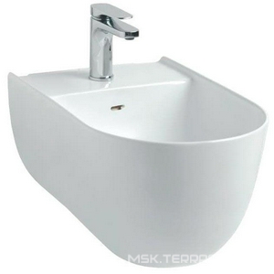 Биде подвесное 52х35см, крепёж в компл., (цв.glossy white),  ZZ ArtСeram The One THB001 01; 00