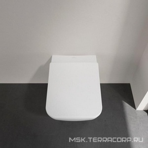 Сиденье для унитаза (тонкое Slimseat Line SANDWICH), с Quick Release и Soft Closing, (цв. 01 white),  Villeroy & Boch Venticello 9M80S101