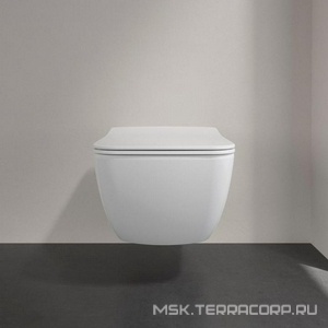 Сиденье для унитаза (тонкое Slimseat Line SANDWICH), с Quick Release и Soft Closing, (цв. 01 white),  Villeroy & Boch Venticello 9M80S101