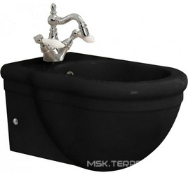 Биде подвесное 36х55см, крепёж в компл., (цв.glossy black), Hermitage ZZ