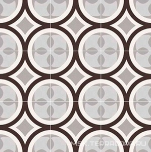 Керамогранит для пола и стены Sant Agostino Patchwork  Black&White 01 ZZ20x20 CSAPBW0120