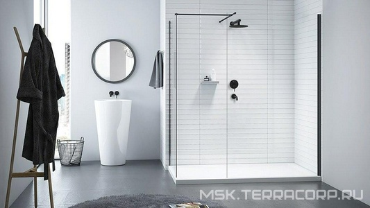 Смеситель для душа, встраиваемый в стену, с переключателем,  (цв.черный матовый PVD),  ZZ Paini Cox 78PZ6911