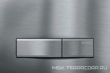 Клавиша двойного смыва, (корпус и клавиши цинковое литьё, brushed chrome), "Sigma 50" XX