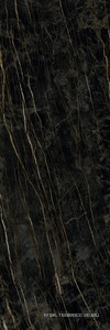 Керамогранит для пола и стены Laminam I Naturali Marmi  Noir Desir Lucidato 5.6 mm 100x300 LAMFF00372