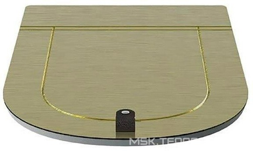 Сиденье для унитаза, БЕЗ микролифта, (петли цв.oro),  ZZ ArtСeram The One THA001 73