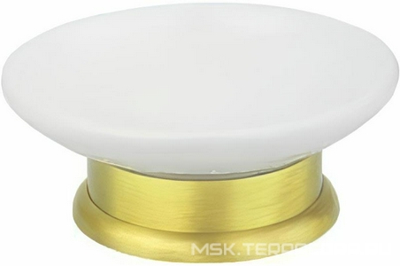 Мыльница настольная керамическая, (цв.золото),  ZZ Cezares Aphrodite APHRODITE-SODP-03/24