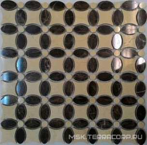 Мозаика Спектр-М Натуральный камень Мозаика из камня на сетке М20-209Р ZZ |30.5x30.5