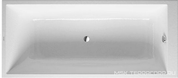 Ванна акриловая 1700х750хh365мм, без ножек и слива/перелива,  ZZ Duravit Onto 700231000000000