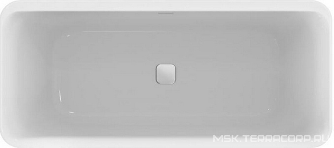 Ванна 180х80хh60см, свободностоящая, акриловая, слив-перелив нажимной цв.хром в компл.,  XX Ideal Standard Tonic II E398101