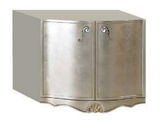 Тумба 80хh70х56см, под раков., с 2-мя дверцами,(сусал.серебро, ручки цв.хром), без столешницы и концевых боковин, (раковина в комп),Gold Componibil XX