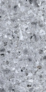 Керамогранит для пола и стены Kerranova Terrazzo Керамогранит K-331/MR Light Grey ZZ30х60 K-331/MR/300x600x9