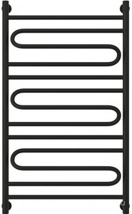 Полотенцесушитель "+" 1000*600 мм, Н.Г. подключ. 3/4, комплектующие в комплекте, цв.черный матовый ZZ Сунержа Элегия 31-0205-1060