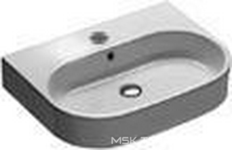 Раковина 60х45см, подвесная, с 1 отв. д/смес., с переливом, (без креплен.YR47),  ZZ Hatria Area Y0UH