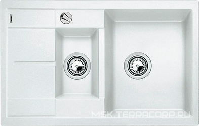 Мойка кухонная Blanco Metra 6 S Compact белый| 50x78x19