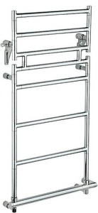 Полотенцесушитель Art.583/8/570СR 1060х570 мм (эл.+Bох подкл справа), Margaroli  ZZ Margaroli Sereno 583-500x1059-475/8M+Box Chrome подкл справа