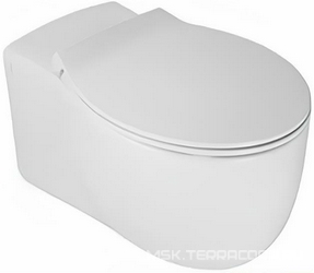 Унитаз подвесной 36,5х55,5см, безободковый rimless, крепёж в компл, (без сиденья), Le Fiabe ZZ