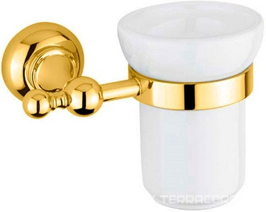 Стакан настенный керамический, (цв.золото),  ZZ Cezares Aphrodite APHRODITE-TUMS-03/24-M