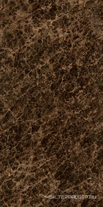 Керамогранит для пола и стены Ariostea Ultra Marmi Dark Emperador Lucidato (Shiny) 6 mm 150x300 ARAA100U010A2