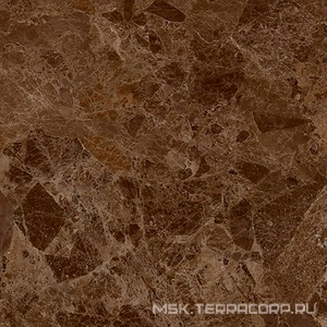 Керамогранит для пола и стены Гранитея Киреты Kirety Braun G244/ коричневый полированный 60x60 G244PR