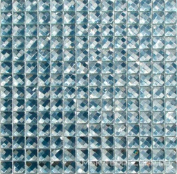 Мозаика из стекла на сетке S10-101 ZZ |30.5x30.5