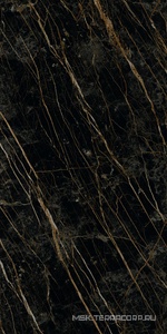 Керамогранит для пола и стены Laminam I Naturali Marmi Noir Desir Lucidato 12.5 mm ZZ162x324 LAMFF00350