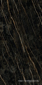 Керамогранит для пола и стены Laminam I Naturali Marmi Noir Desir Lucidato 12.5 mm ZZ162x324 LAMFF00350