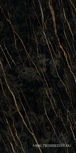 Керамогранит для пола и стены Laminam I Naturali Marmi Noir Desir Lucidato 12.5 mm ZZ162x324 LAMFF00350