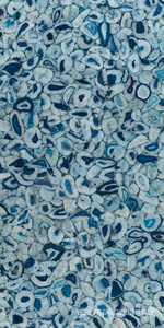 Керамогранит для пола и стены Ariostea Ultra Agata Agata Blu Lucidato (Shiny) 6 mm 150x300 UA6L300612