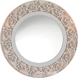Зеркало 99х99см, круглое в раме, (цв.Laccato panna), Rotonda Intagliana ZZ