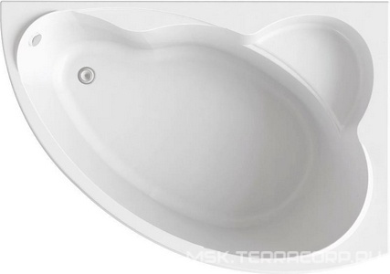 Ванна акриловая  170х110 см, правая (БЕЗ каркаса n039641 и сифона 19649) Bas Лагуна В 00020