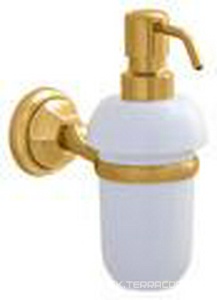 Дозатор настенный (держатель цв.золото, керамика),  ZZ Andrea Catarina CAK418 ORO