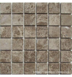Мозаика из камня на сетке М20-037-48Т ZZ 30.5x30.5