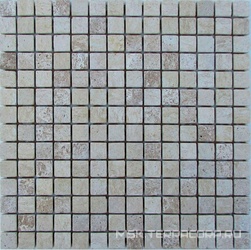 Мозаика из камня на сетке Т20-204-20Т ZZ |30.5x30.5