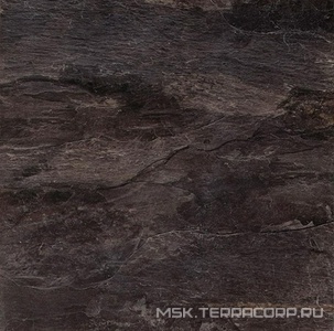 Керамогранит для пола и стены Florim Ardoise  Noir Ret 80x80 738649