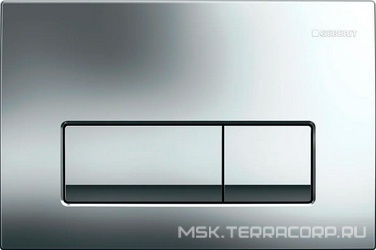 Клавиша смыва монтажного элемента для инсталляции 458.160.00.1, (пластик цв.хром), Delta 51 ZZ