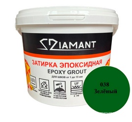 Затирка эпоксидная "Диамант" 038 зеленый , 2,5кг.ZZ