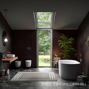 Унитаз подвесной 55х35см, безободковый, БЕЗ сиденья, крепёж арт.WB9N в компл., (цв.белый),  ZZ Kerasan Nolita 531401