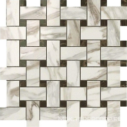 S.M. Calacatta Gold Twist Mosaic / S.M. Калакатта Голд Мозаика Твист