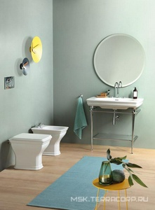 Унитаз напольный, пристенный 36х54см, без сиденья и бачка, горизонт.слив, крепёж в компл., (цв. белый), Civitas ZZ ArtСeram civitas CIV003 01; 00