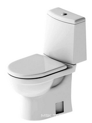 Унитаз-компакт Next Luxe 770*648*355 с крышкой-сидение дюропласт,крепеж в комплекте, белый XX