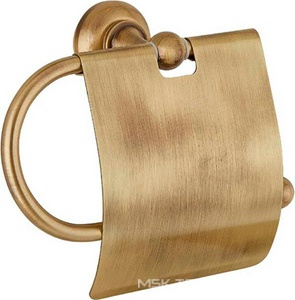 Держатель для т/б, с крышкой, (цв.бронза),  ZZ Cezares Aphrodite APHRODITE-TRH-02-M