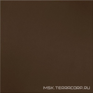 Керамогранит для пола и стены Уральский гранит Уральские фасады Грес Уральский UF027 кофейный моноколор матовый60x60 UF027MR