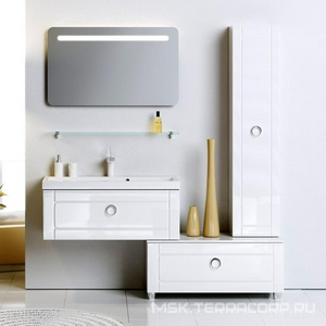 Пенал подвесной "", цвет белый ZZ Aqwella Инфинити Inf.05.35