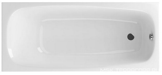 Акриловая ванна Excellent Layla 180x80, БЕЗ каркаса, панели, слива-перелива, ZZ Excellent layla WAEX.LAY18WH