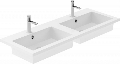 Раковина Цвет и Стиль Джерси 120 двойная| 120x13x45