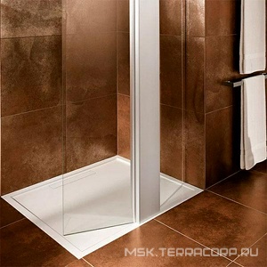 Поддон д/душа прямоуг.1200х900хh18/100мм, сифон в комплекте, ножки, опора, уплотнитель в компл., (кварил, цв.белый глянц.),  ZZ Villeroy & Boch Squaro UDQ1290SQR2V-01