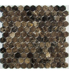 Мозаика из камня на сетке X21-005-P ZZ |29.5x28